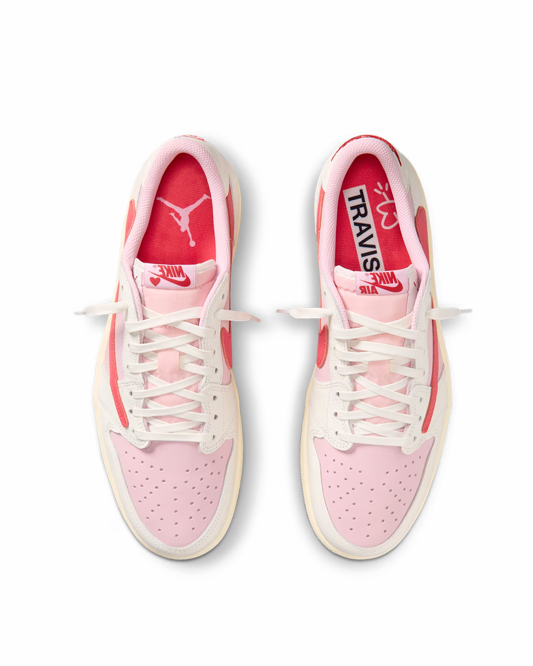 Air Jordan 1 OG SP x Travis Scott x Shy Pink and Tropical Pink
