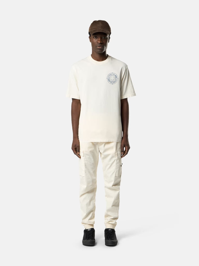 Stone Island Compass Logo White