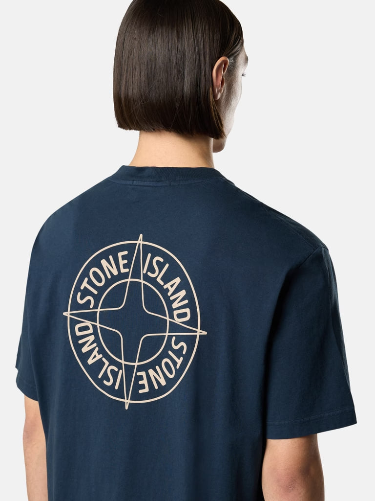 Stone Island Compass Logo Blue